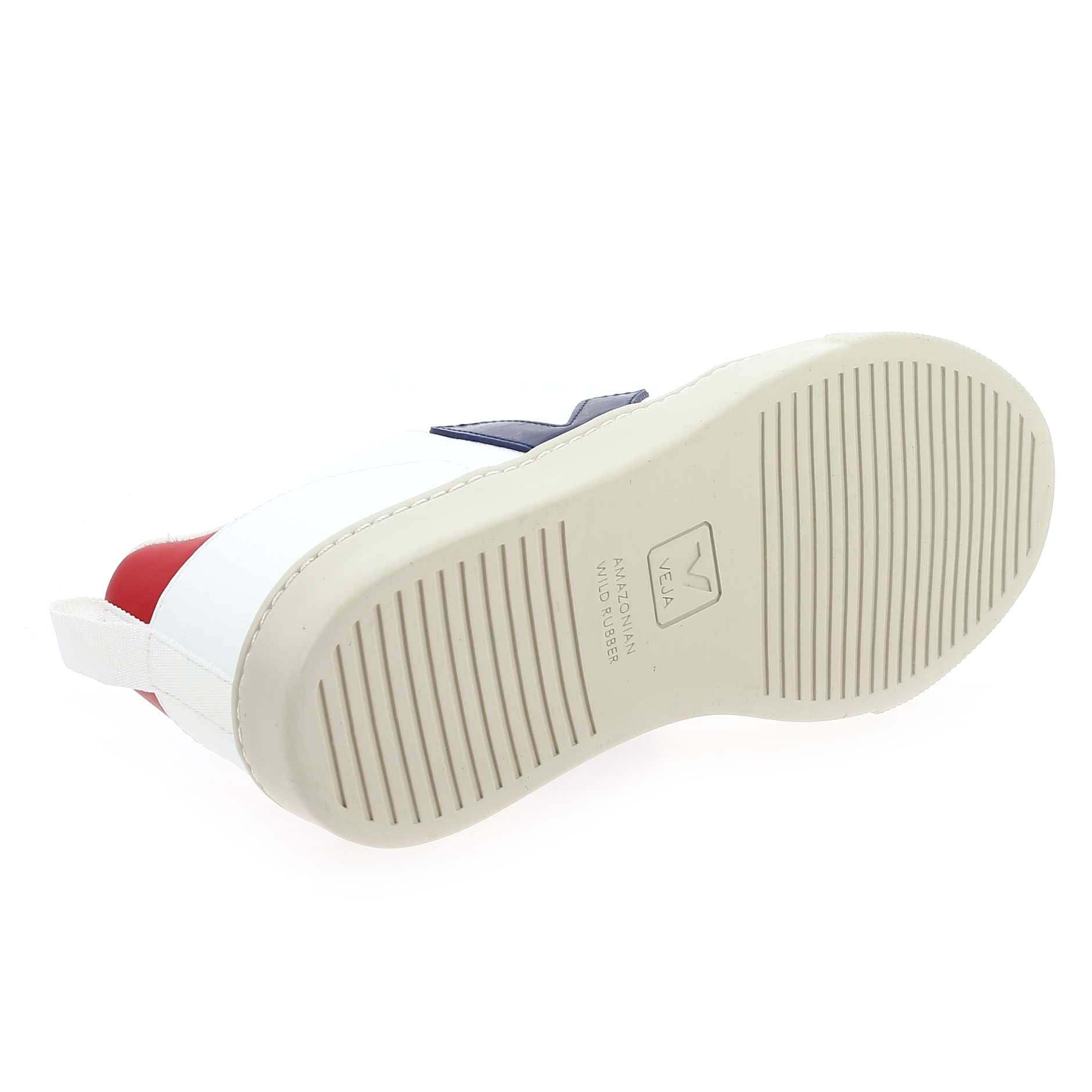 Veja  SMALL V-10 LACE - Blanc Bleu