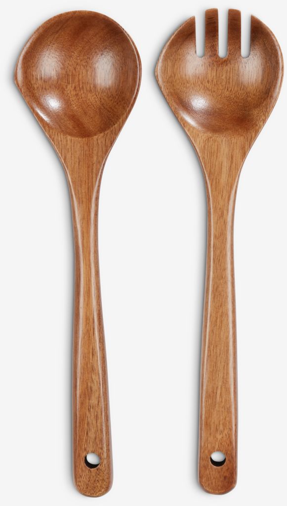 KRESTIAN Sztućce do sałatek KRESTIAN L30cm drewno