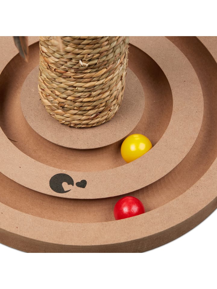 relaxdays Kratzsäule in Braun - (H)45 x Ø 30 cm günstig kaufen onesize