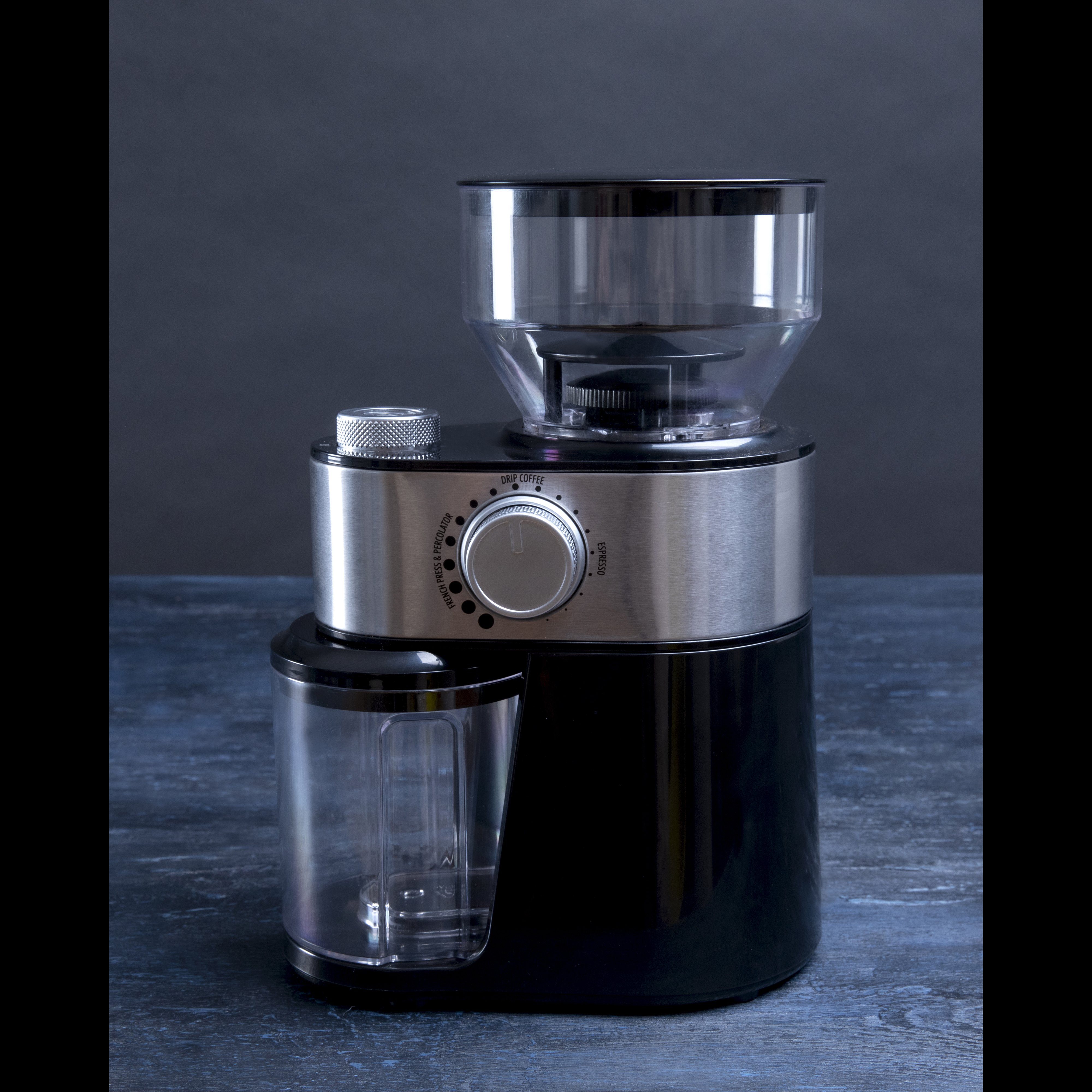 GASTRONOMA Kaffeemühle 18120001, 200 Watt, 200g Kapazität, 12 Mahlgradeinstellungen, für (2-12 Tassen)