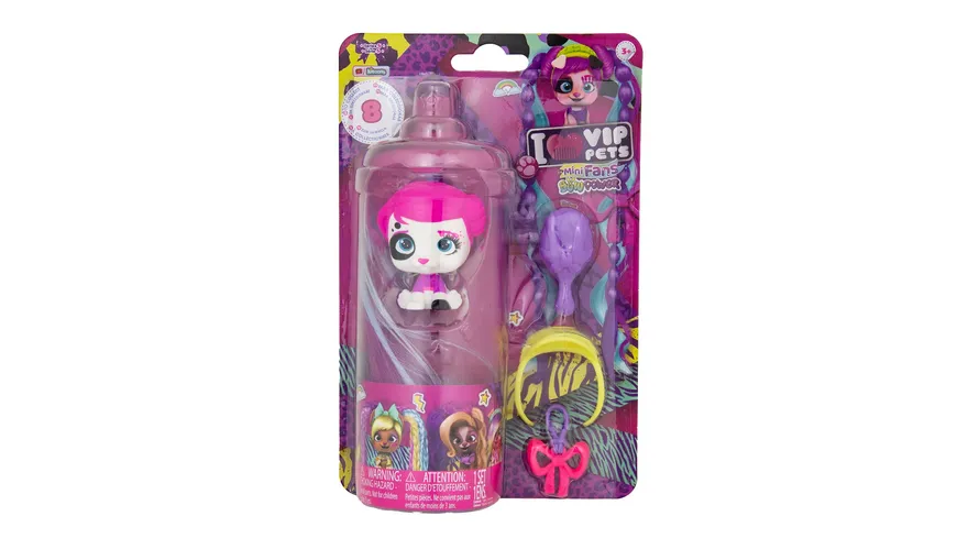 VIP Pets Mini Fans Bow Power, 1 Stück, sortiert