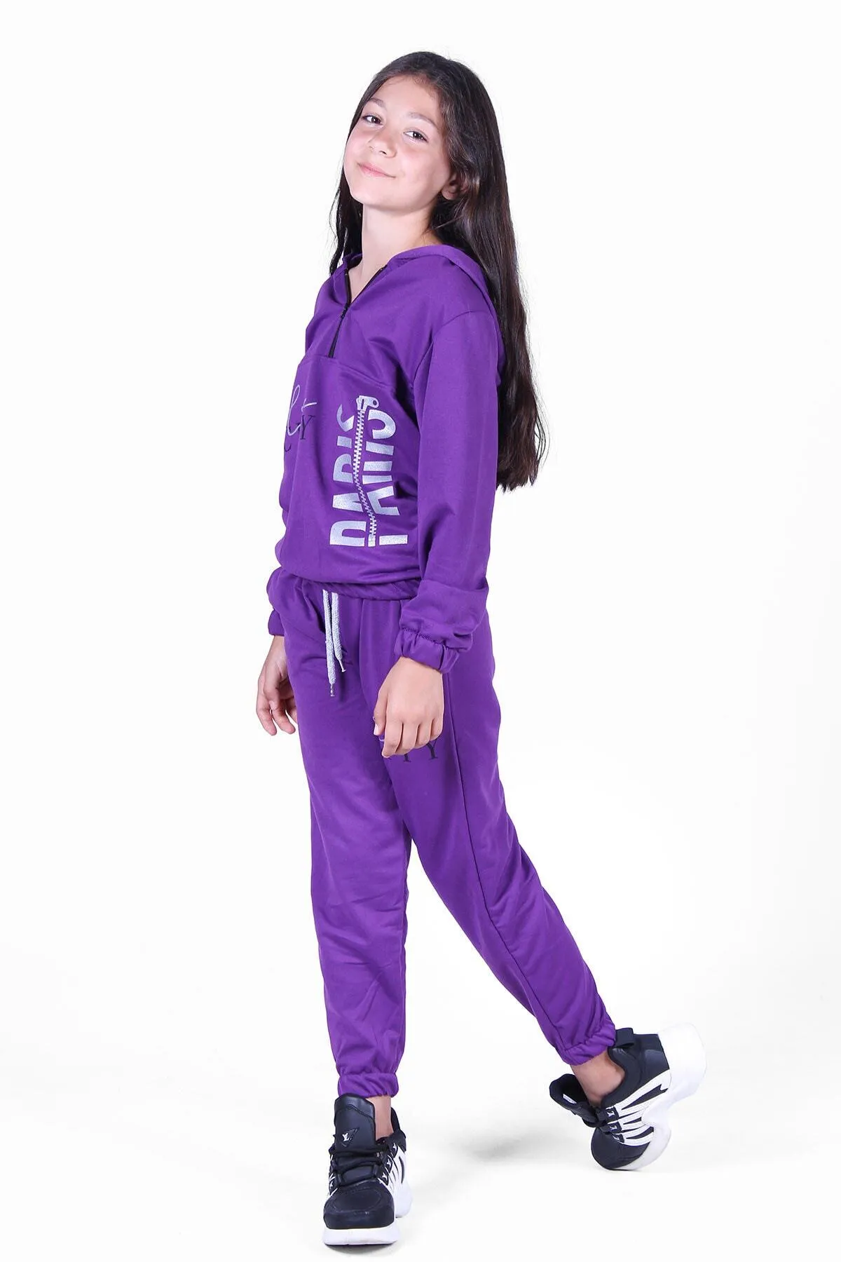 FYK KİDS  Trainingsanzug - Lila - Regular Fit