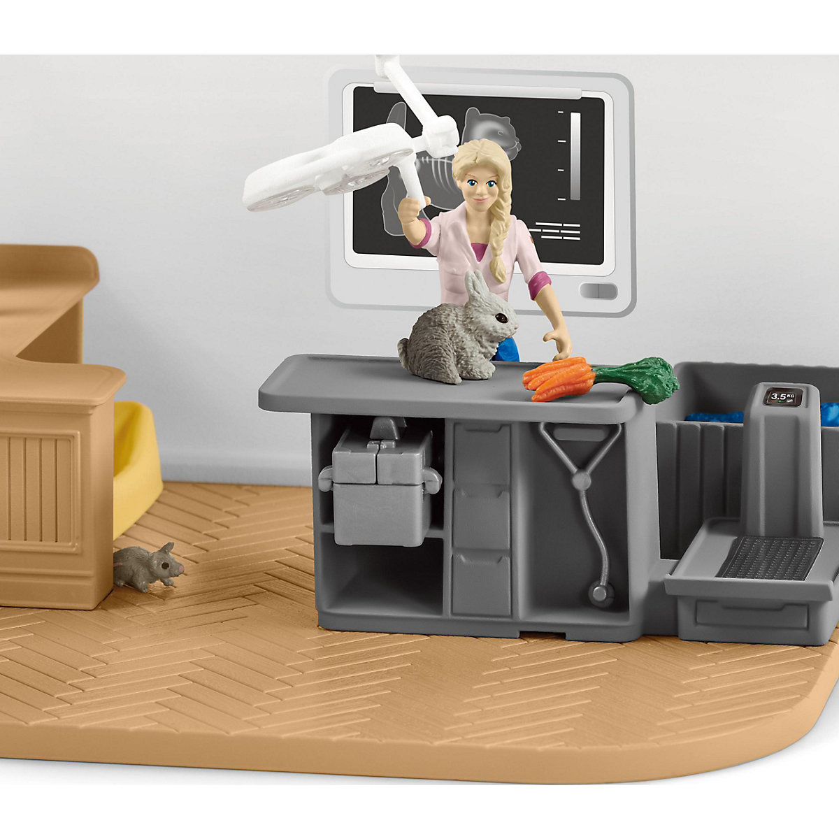 Schleich Farm World 42502 Tierarzt-Praxis mit Haustieren