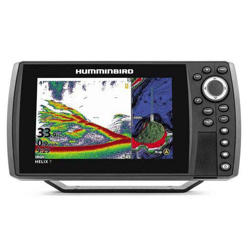 Humminbird Helix 7 G4 Chirp Fishfinder + DS Air Temperature and Temperature Probe