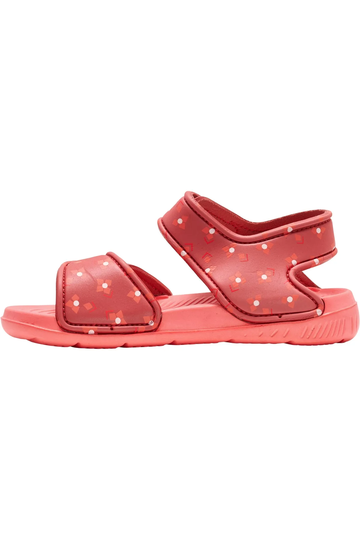 hummel  Pantolette - Rot - Flacher Absatz