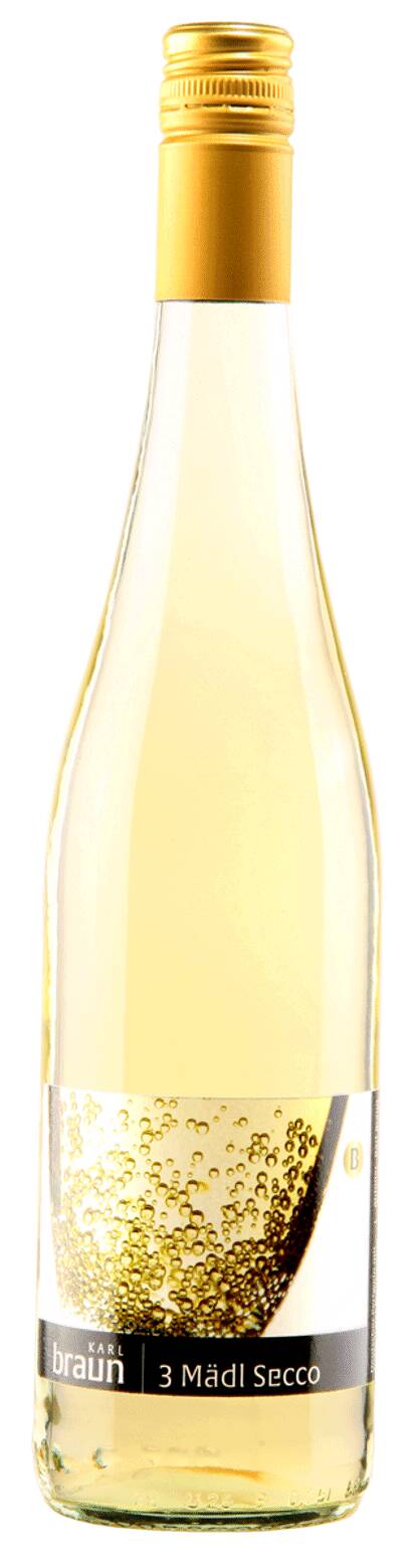 Weingut Karl Braun Drei Mädl Secco weiß trocken 2021