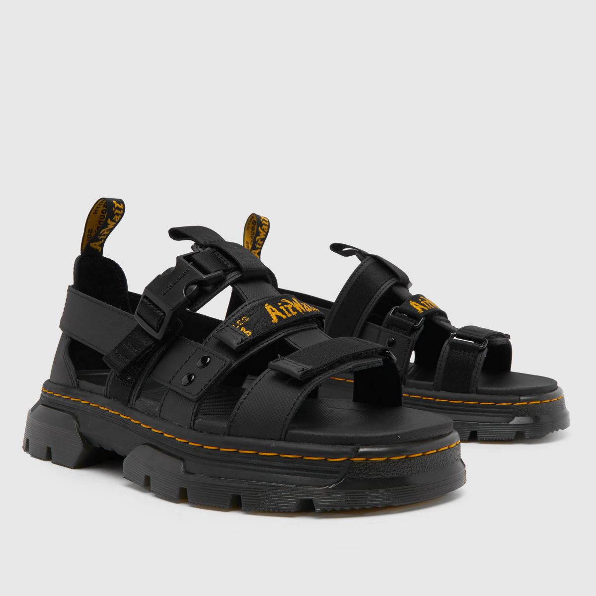 Dr Martens – Pearson – Svarta sandaler