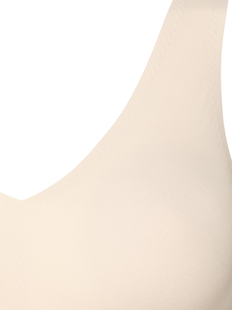 Bustier mit Stretch-Anteil - wattiert in beige