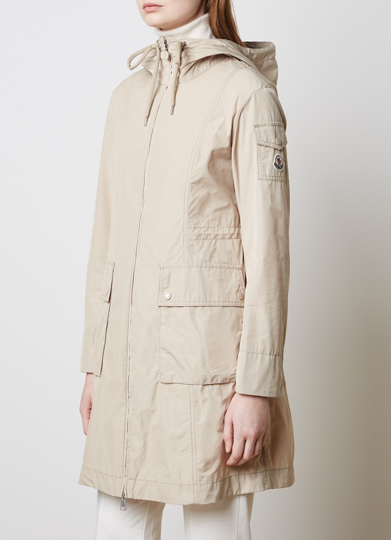 Moncler parka with flap pockets and hood