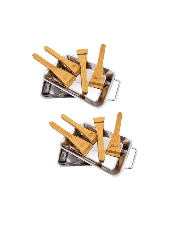 Steuber 4er-Set: Grillschale in silber günstig kaufen onesize