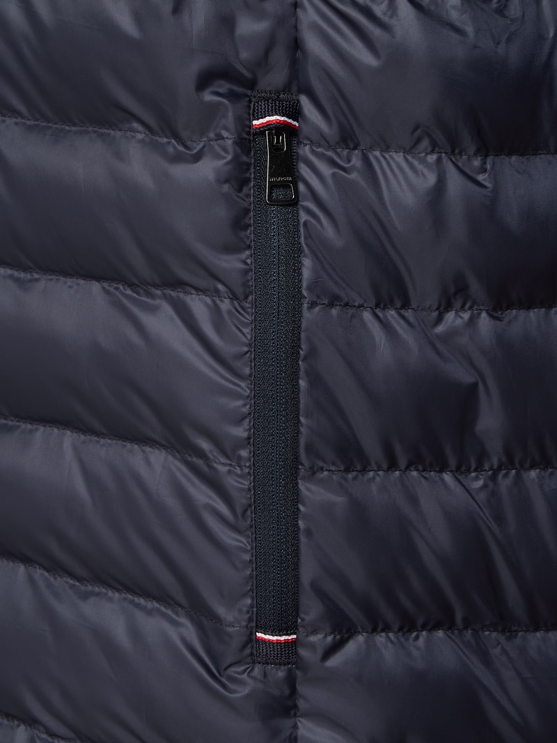 Steppjacke mit Stehkragen - wasserabweisend in marineblau