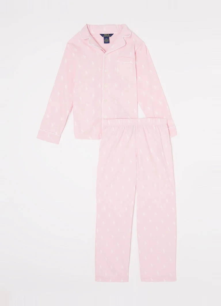Ralph Lauren pajama set with logo print