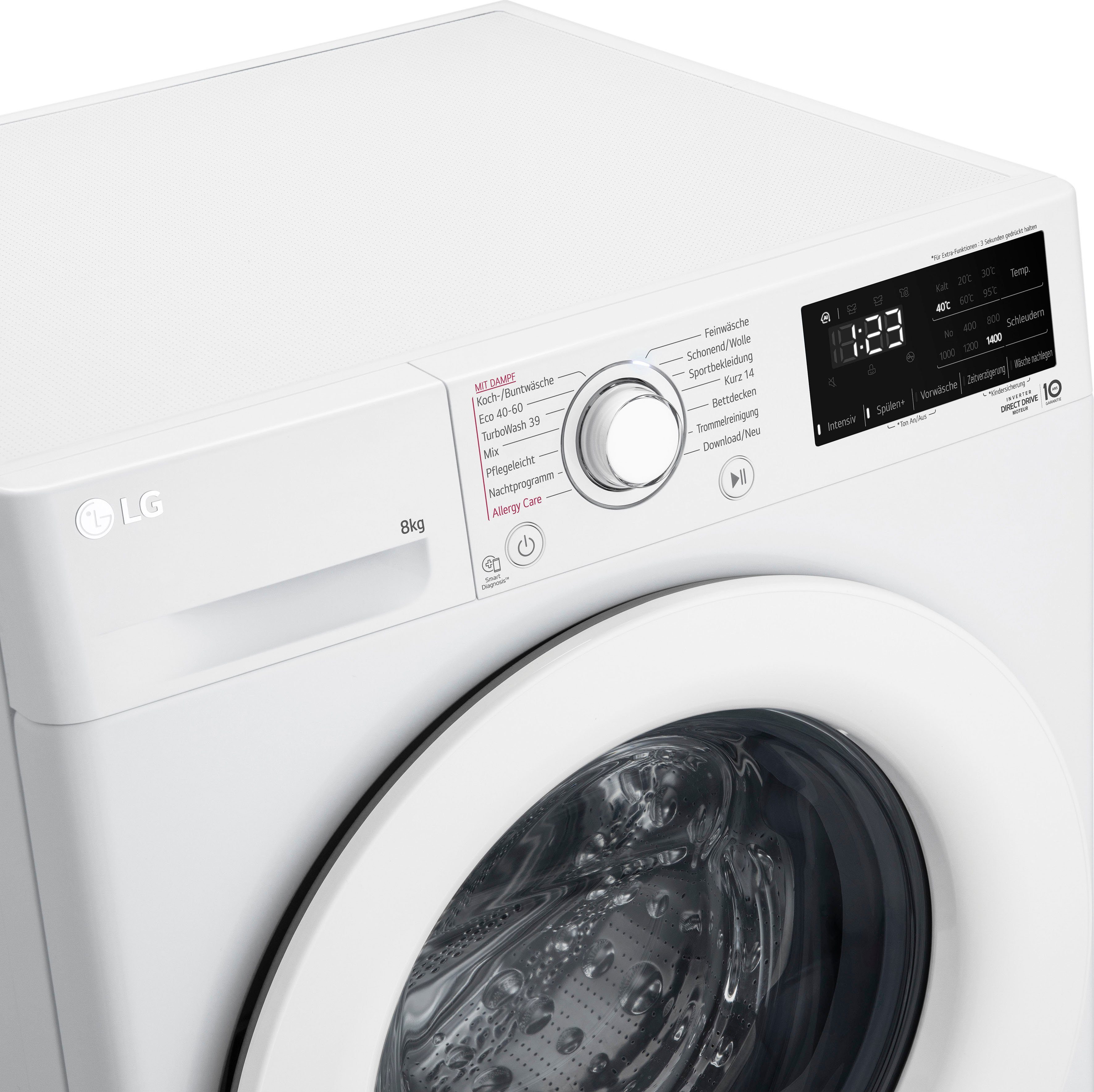 LG Waschmaschine 3 F4WV3183, 8 kg, 1400 U/min