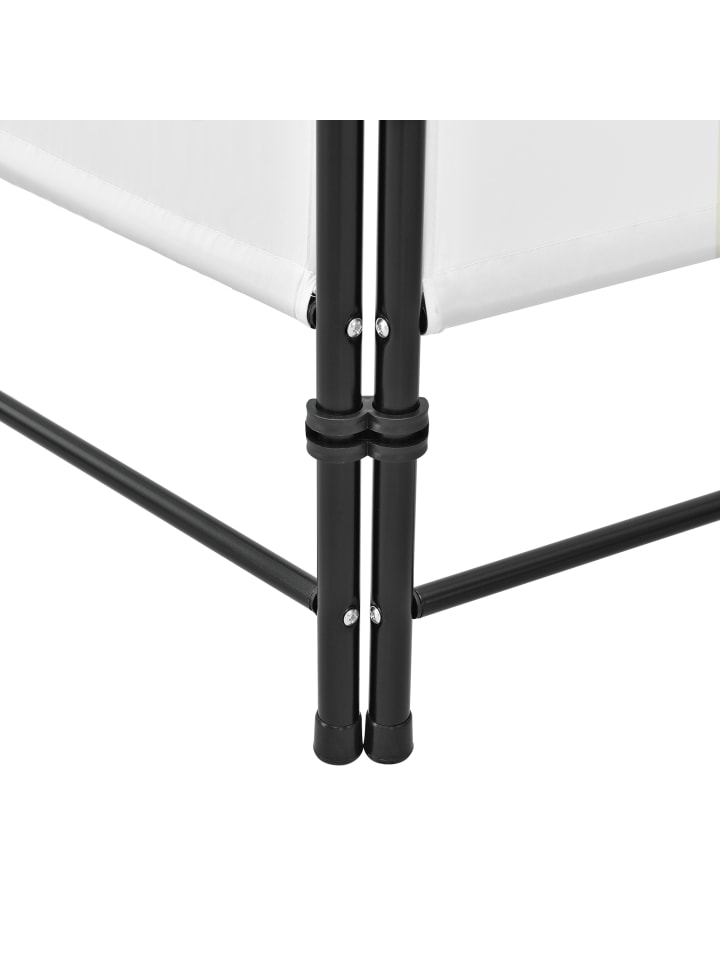 en.casa Raumteiler Saragossa 4-teilig in Weiß (H)171cm (B)160cm günstig kaufen onesize
