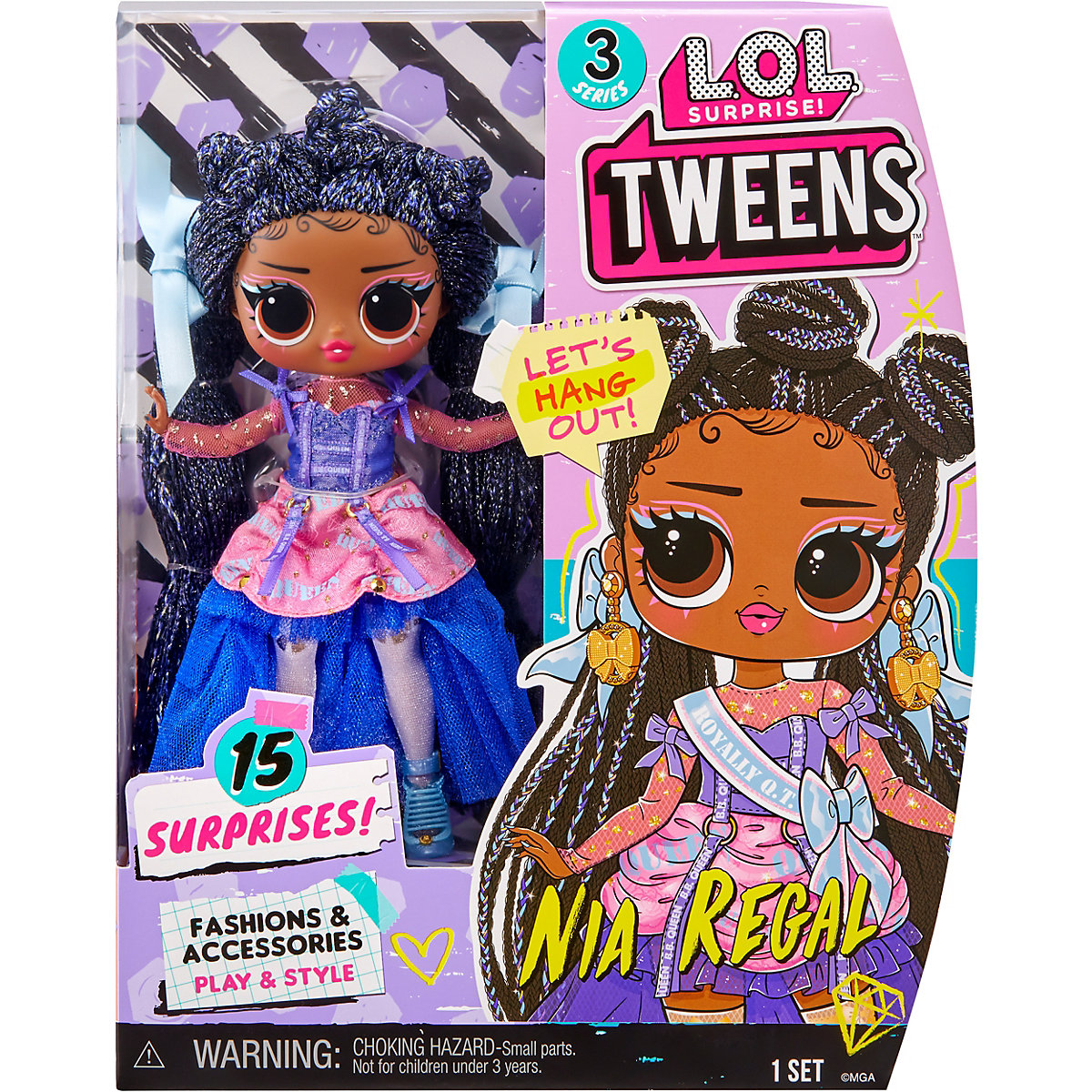 MGA 584087EUC L.O.L. Surprise Tweens Serie 3 - Nia Regal