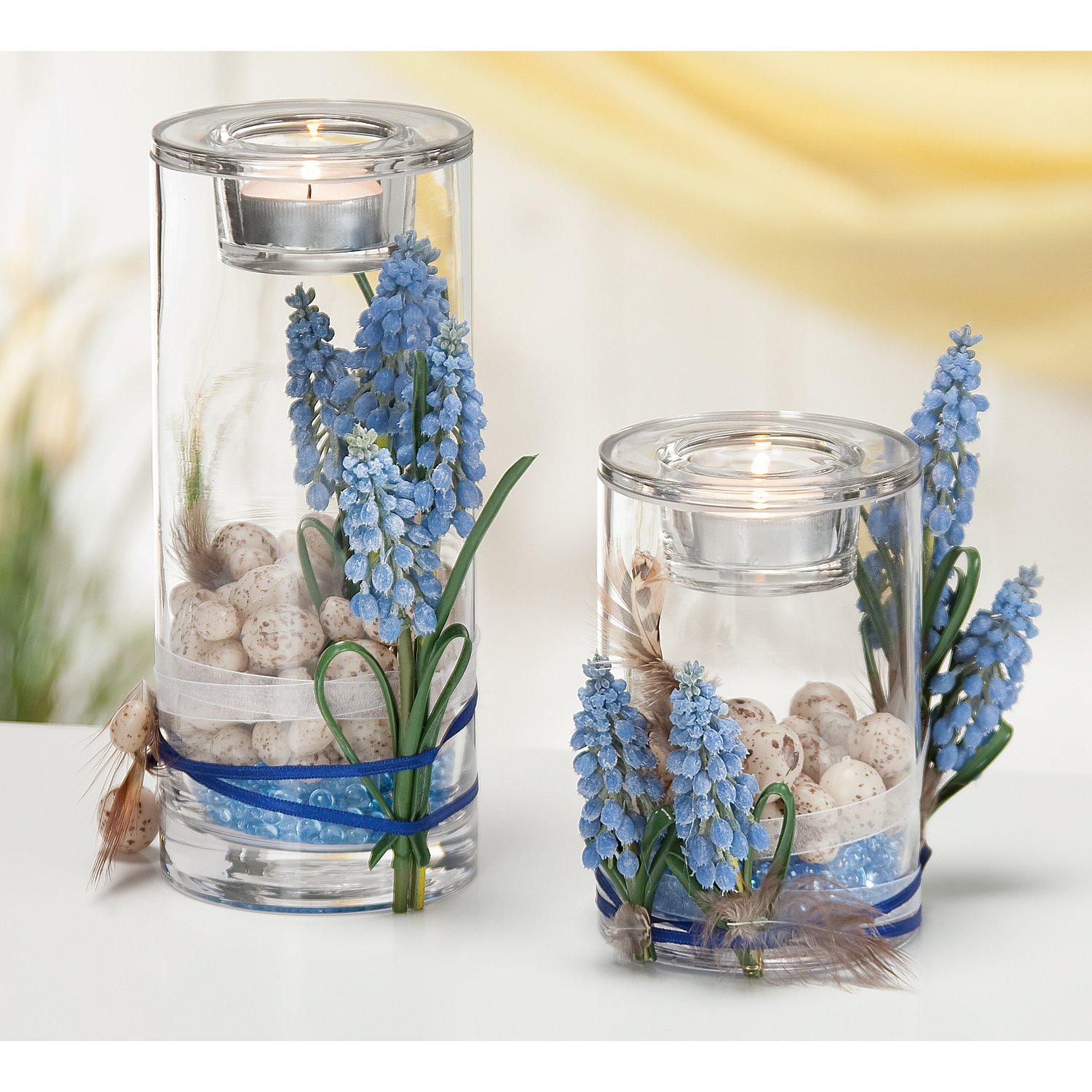 Glasgefäß, 21,5 cm, 9 cm Ø