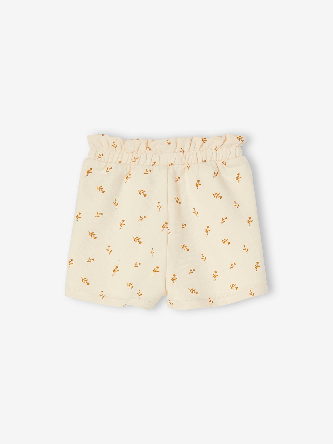 Short bébé en molleton écru