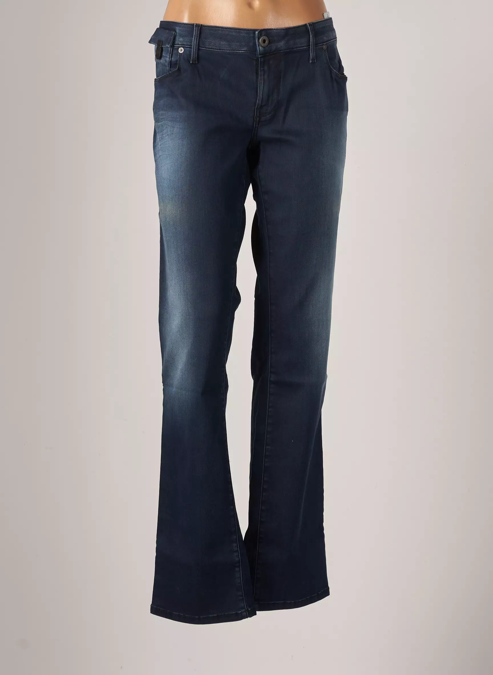 Freesoul Jeans Bootcut Femme couleur bleu