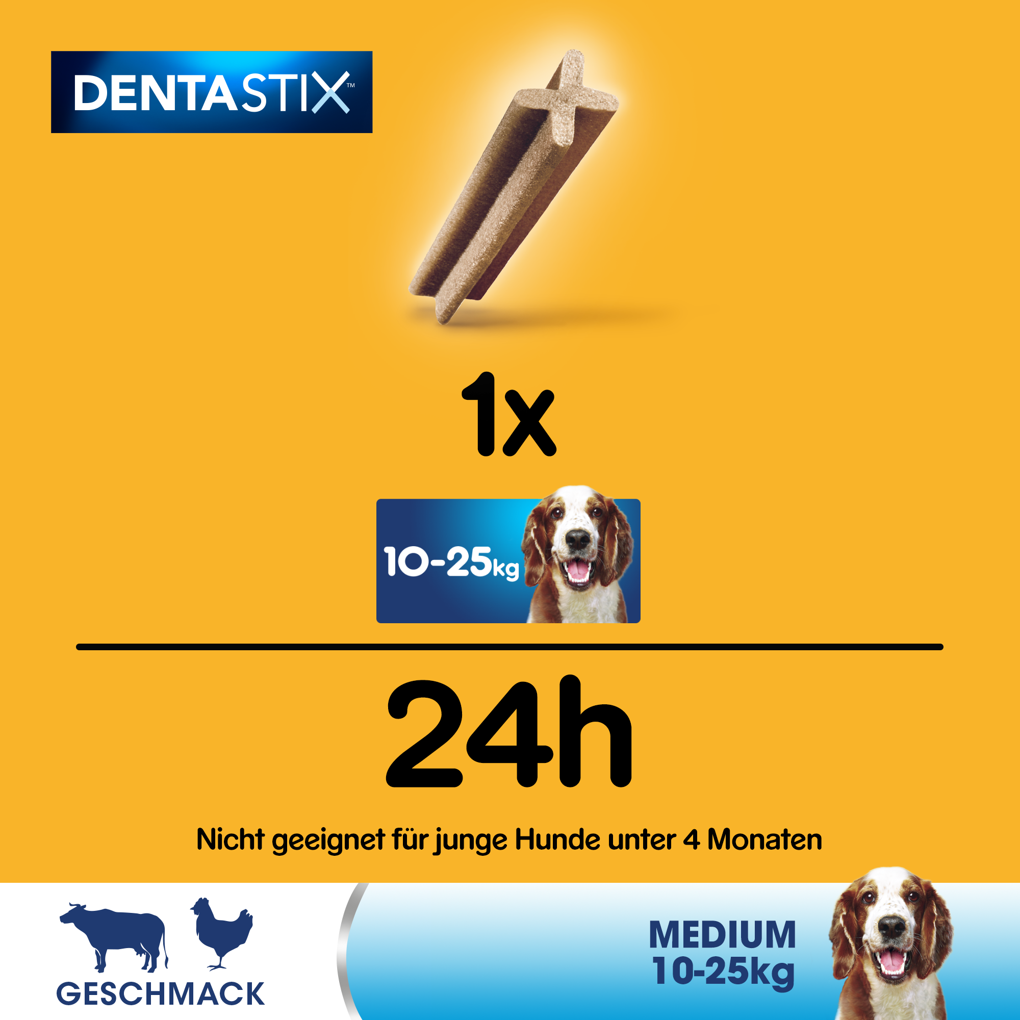 Pedigree Snacks Pedigree Zahnpflege Dentastix Multipack für mittelgroße Hunde 56 Stück