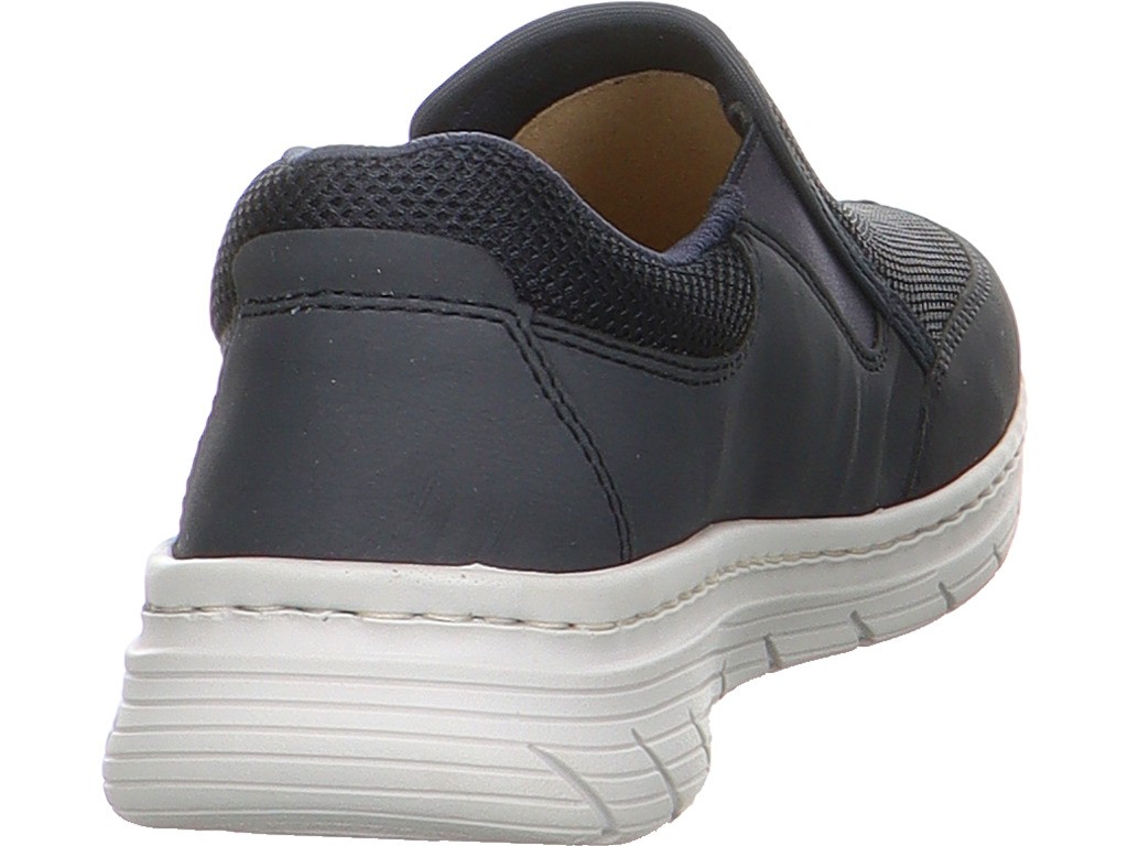 RIEKER Komfort Slipper blau