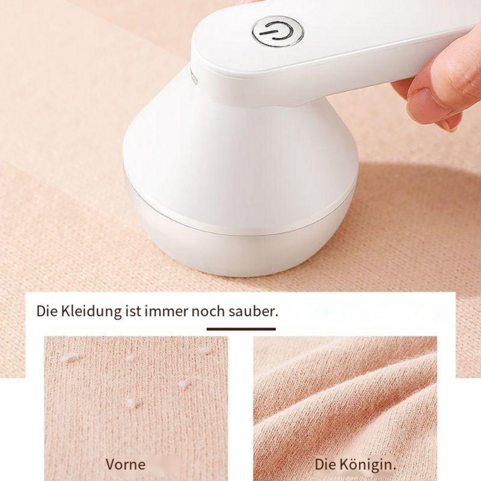Devenirriche Fusselrasierer Elektrisch Fusselentferner, wiederaufladbarer Pulloverrasierer