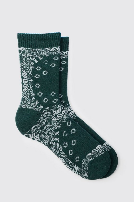 Socken mit Bandana-Print
