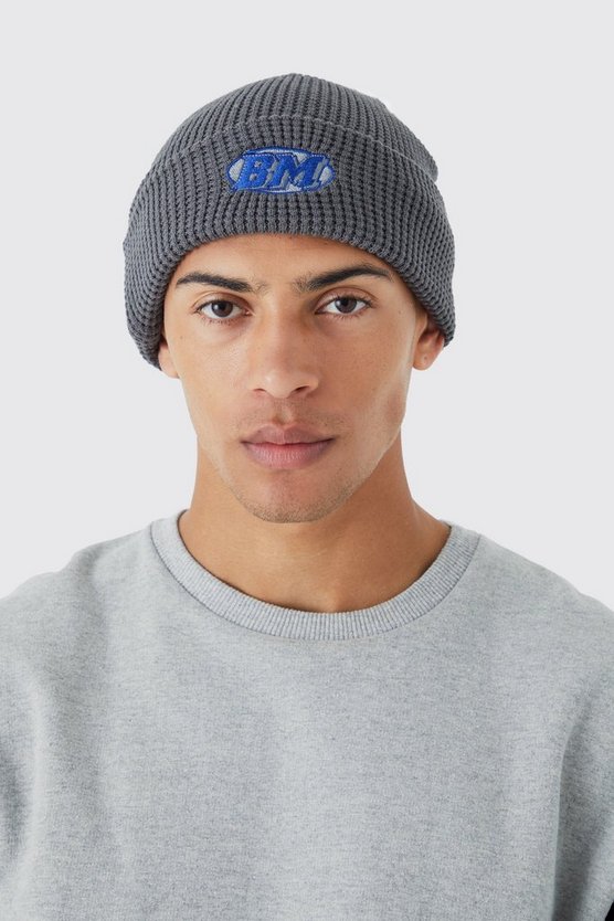 Man Beanie in Waffeloptik