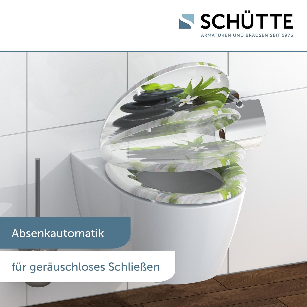 Schütte WC-Sitz JASMIN Duroplast Motiv Steine