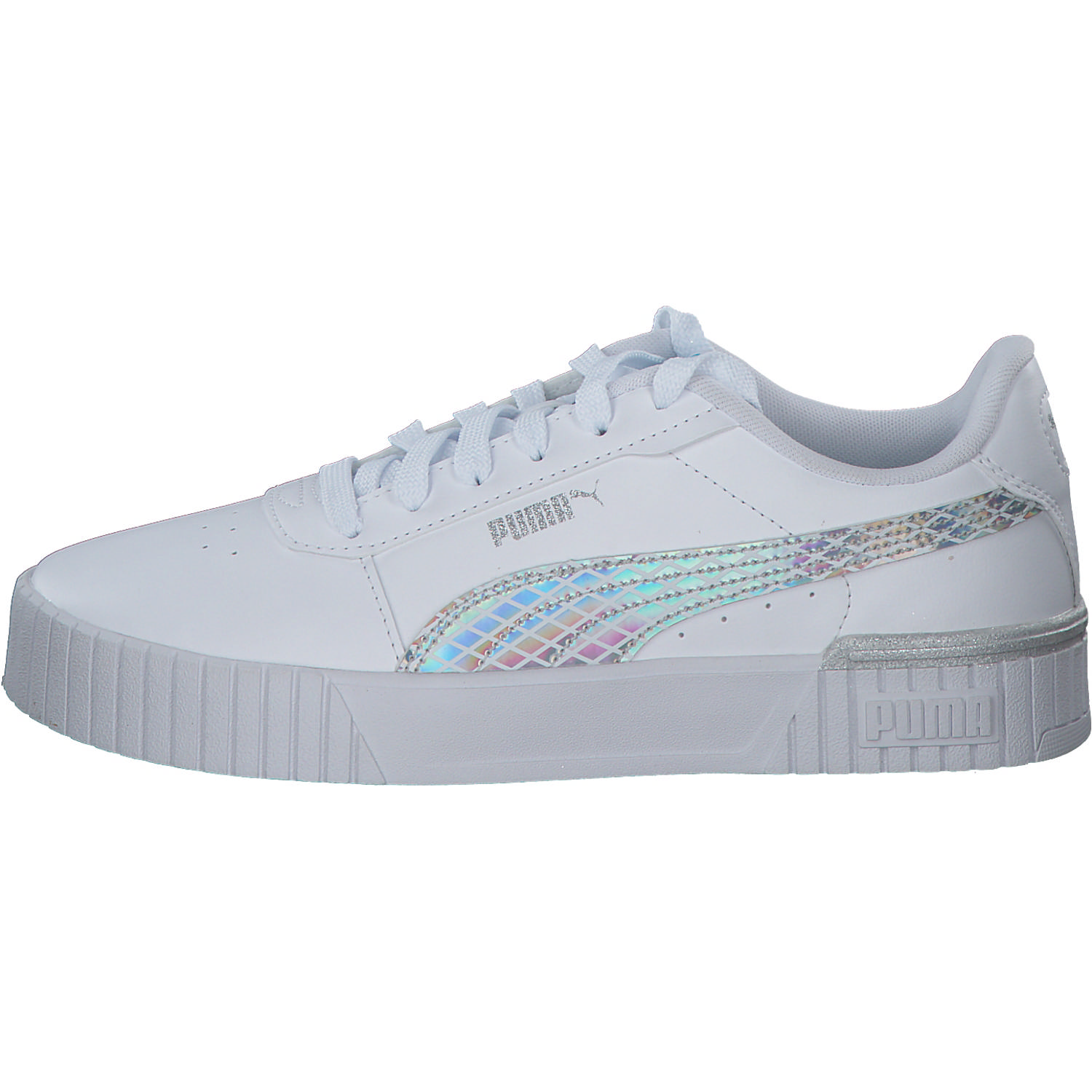 Puma Carina 2.0 Mermaid Jr. 389742, Schnürschuhe, Damen, puma white/hero blue/puma silv