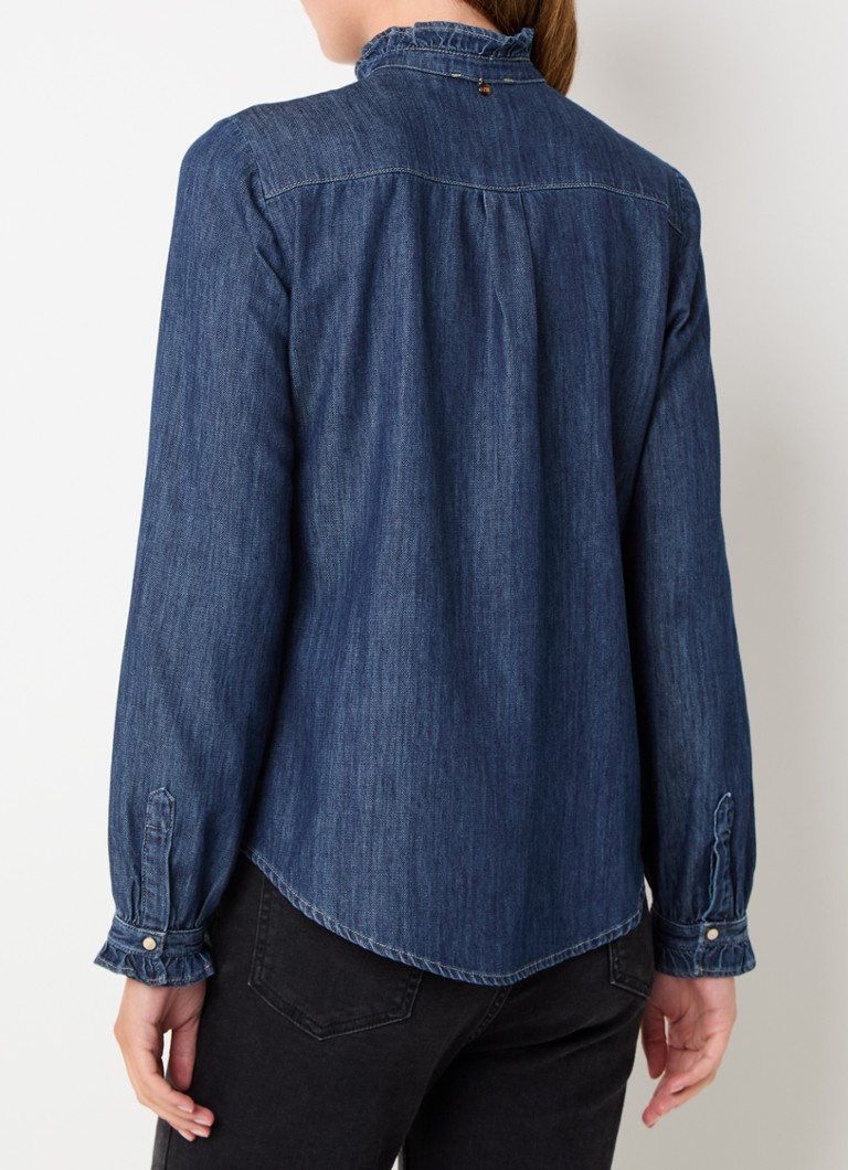 Camicetta in chambray con volant di River Woods