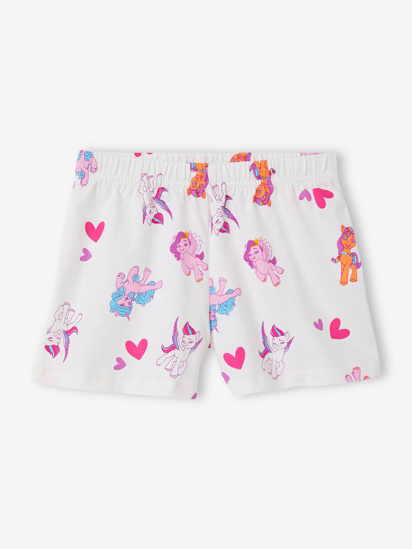 My little Pony Kurzer Kinder Schlafanzug MY LITTLE PONY - weiß bedruckt