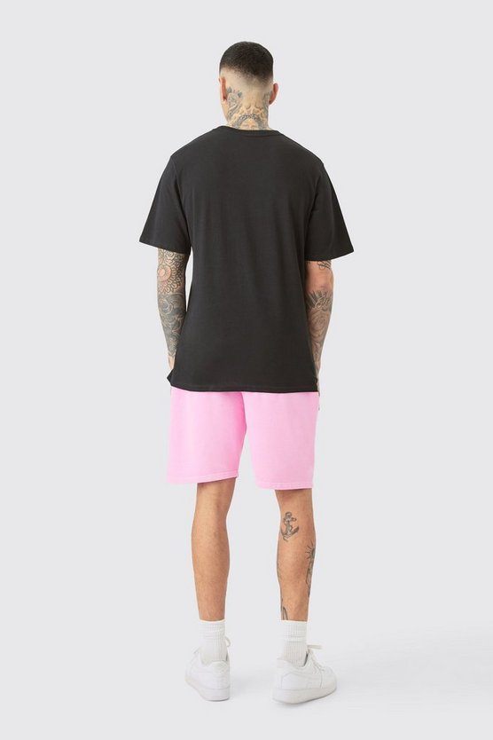 Tall T-Shirt & Shorts mit Orlando College-Print