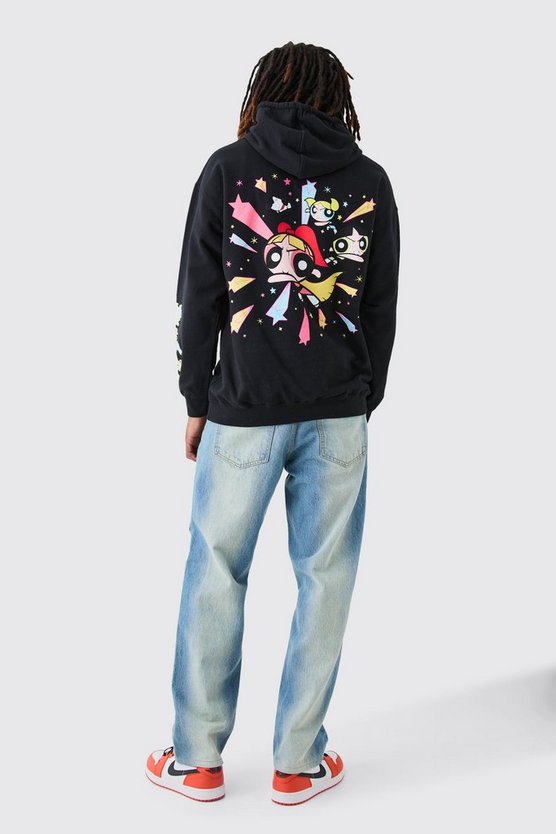 Oversize Hoodie mit lizenziertem The Powerpuff Girls Print