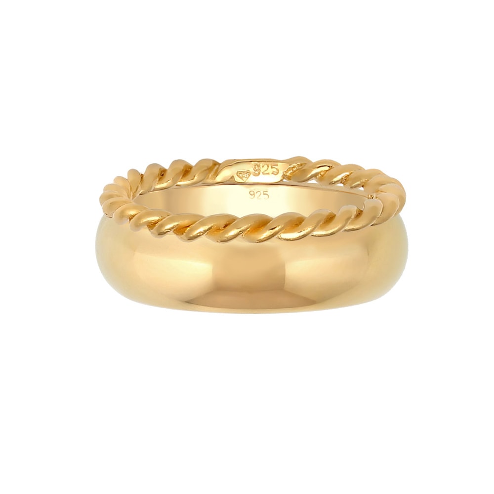 Elli PREMIUM Elli PREMIUM Bague Élégant Trend Blogger Basic Minimal Ensemble Bague Femme - (92 Bague