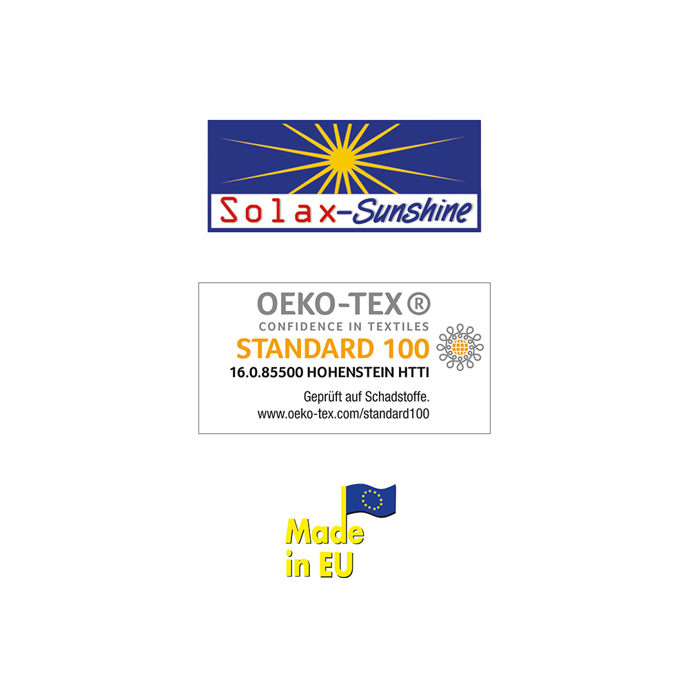 Solax Sunshine Wendeoptik-Stuhlkissen, Karo Grau-Grün - 2er-Set