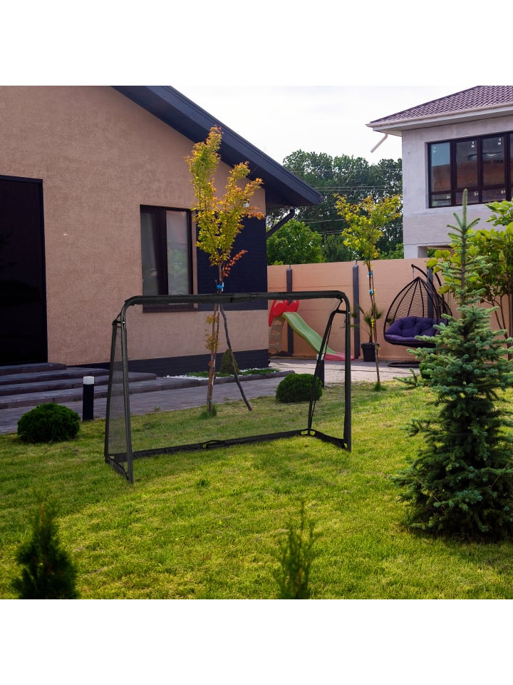 relaxdays Fußballtor in Schwarz - (B)180 x (H)120 x (T)60 cm günstig kaufen onesize