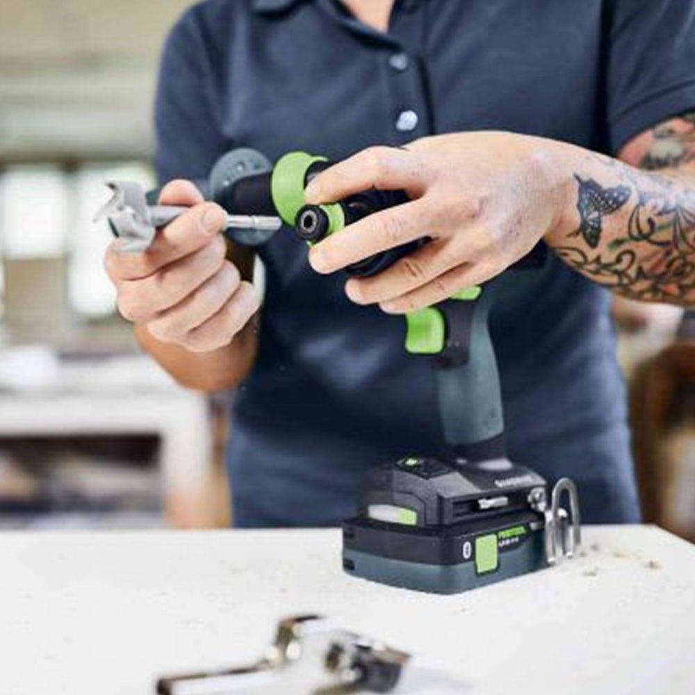 Conjunto de Furadeira/Parafusadeira FESTOOL 18V 2 x 5,2 Ah 13mm TDC 577284