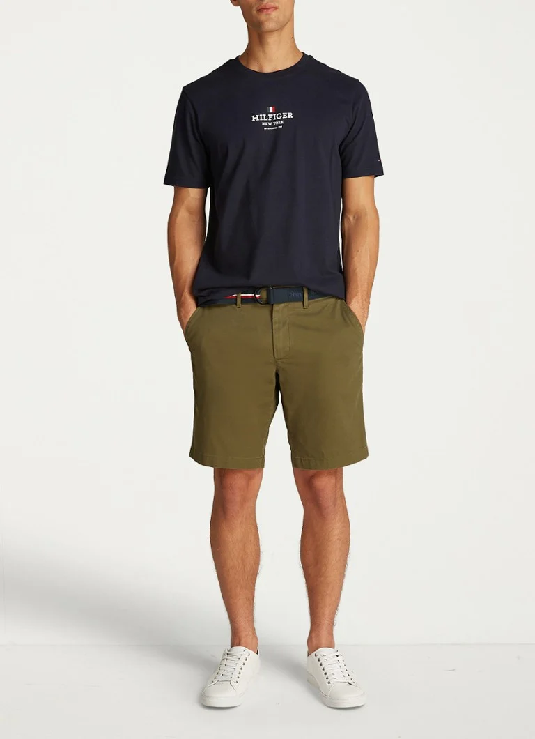 Tricou Tommy Hilfiger cu logo imprimat