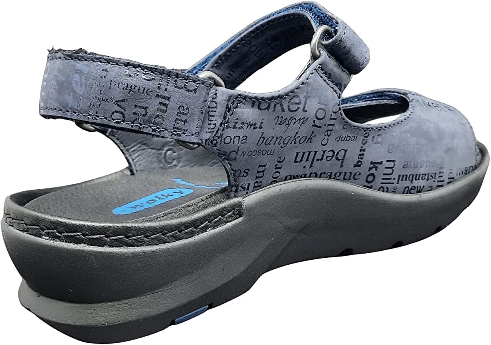 WOLKY Klassische Sandalen blau