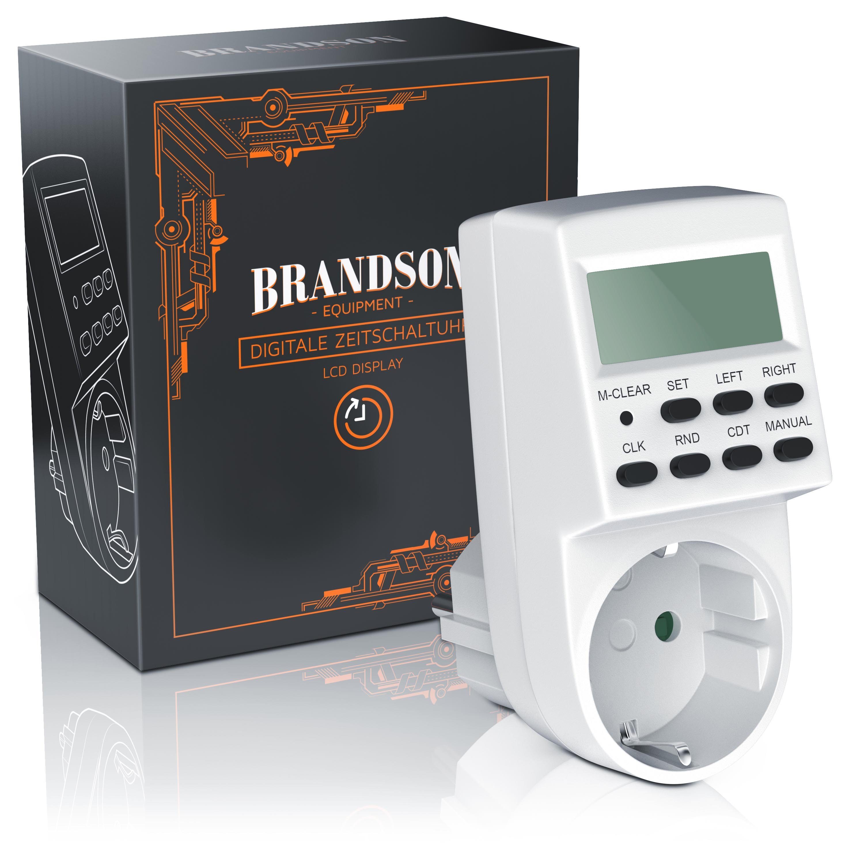 Brandson Zeitschaltuhr, digital, mit Kinderschutzsicherung, 1,5