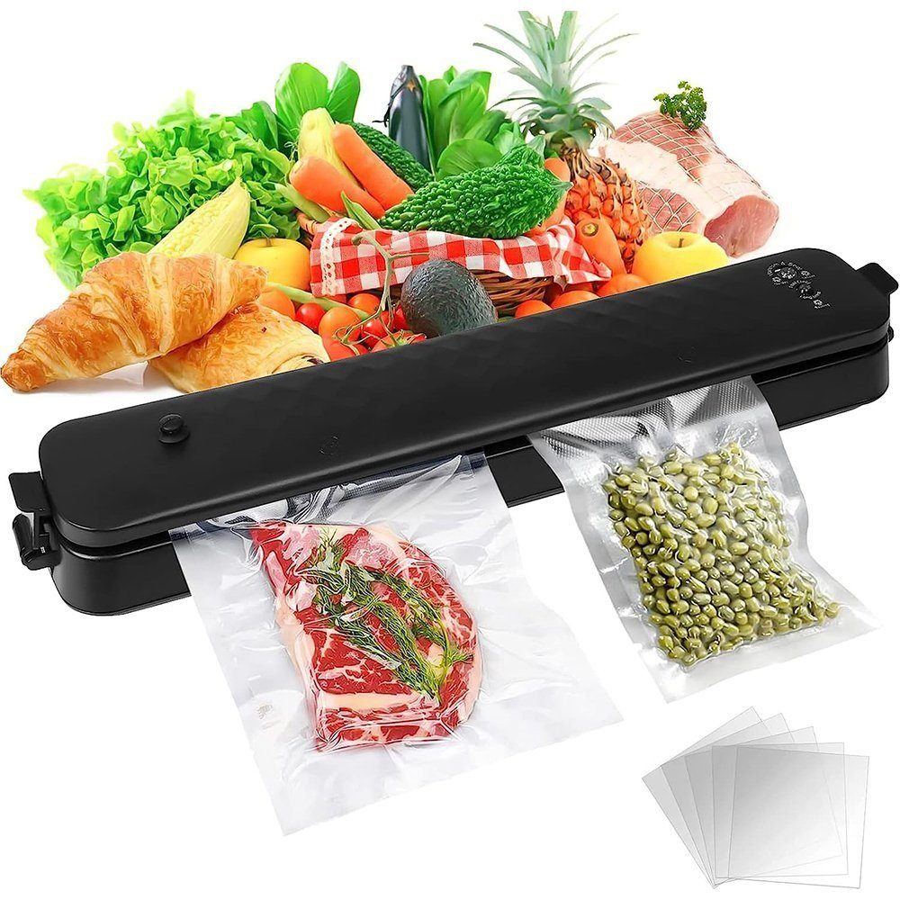 MDHAND Vakuumierer Automatisierung Vakuumiergerät, Inklusive 5 Pack Vakuumierbeutel