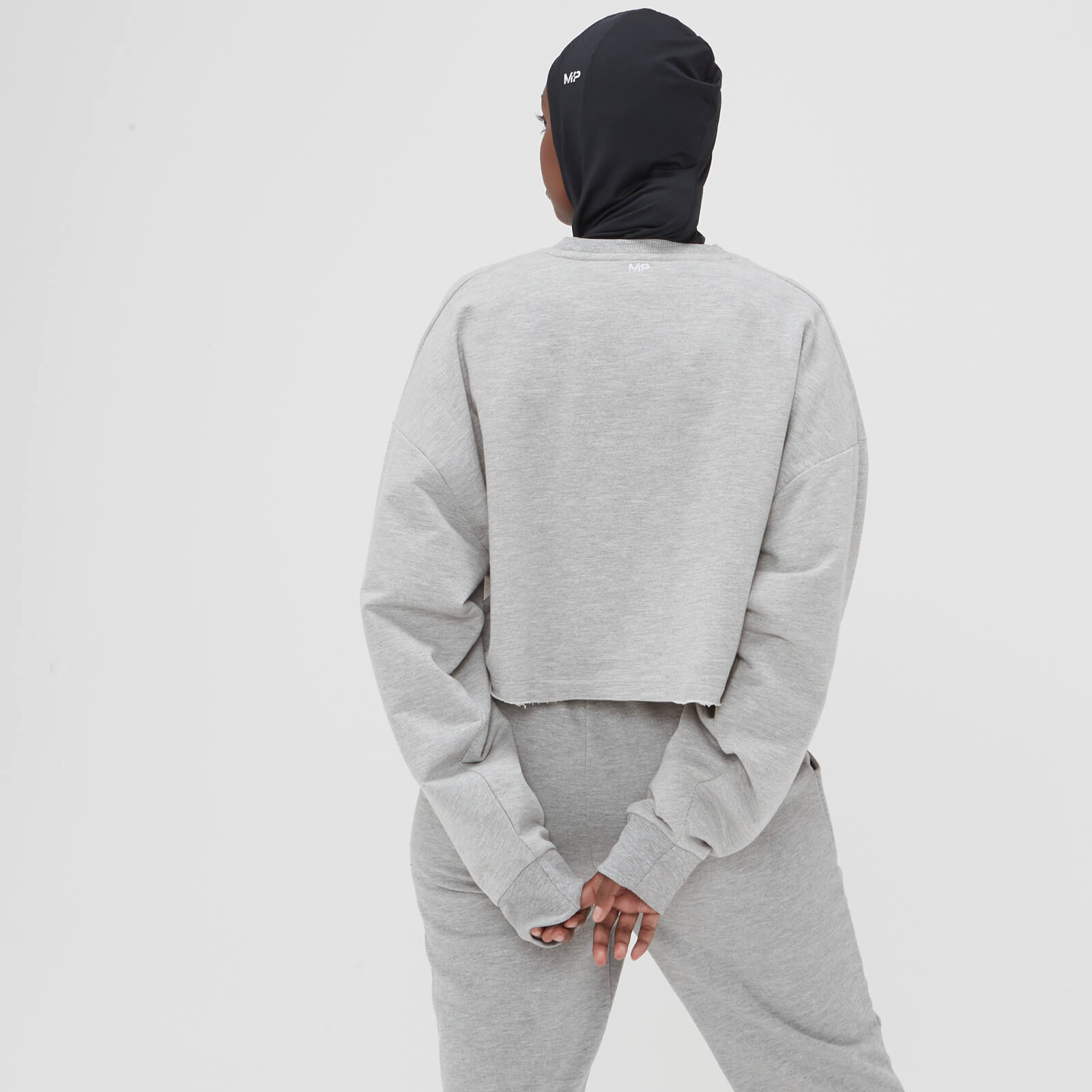 Sweat court MP Composure pour femmes – Gris chiné