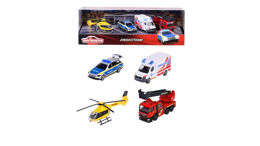 Majorette - Einsatzteam 4 Pieces Giftpack