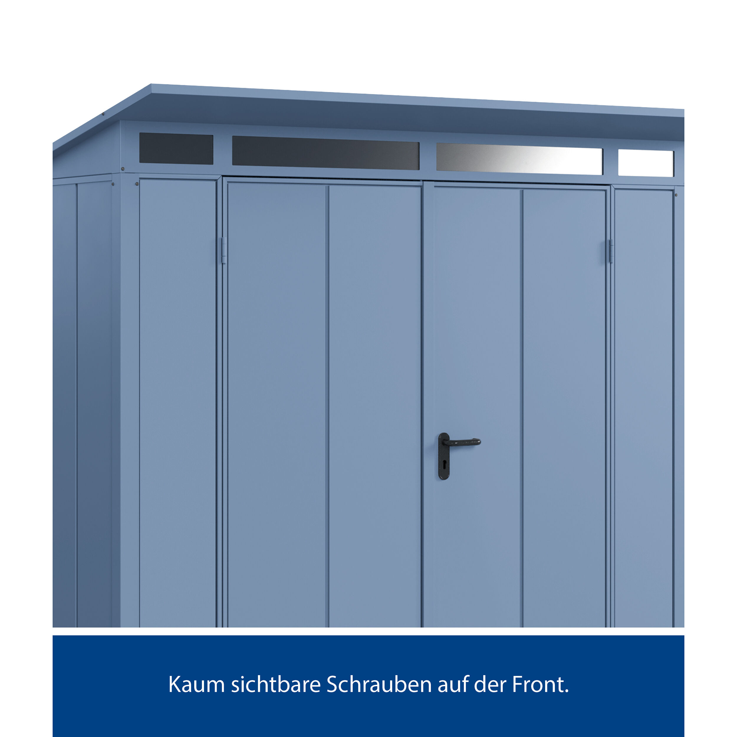 Set Berry Modern-P,Typ1 Gerätehaus - Blau