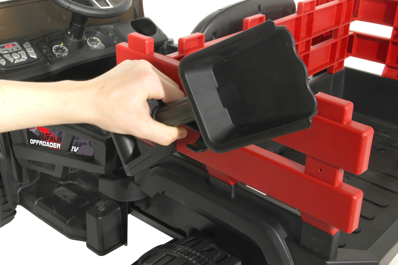 Jamara e.K. JAMARA-460568-Ride-on Offroader Bufalo rot 12V