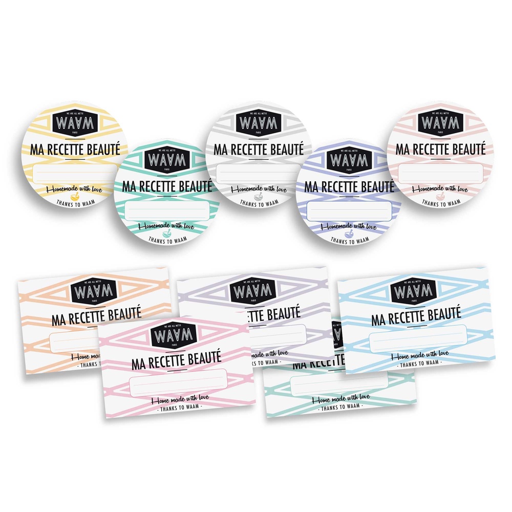 waam Lot de 10 étiquettes 