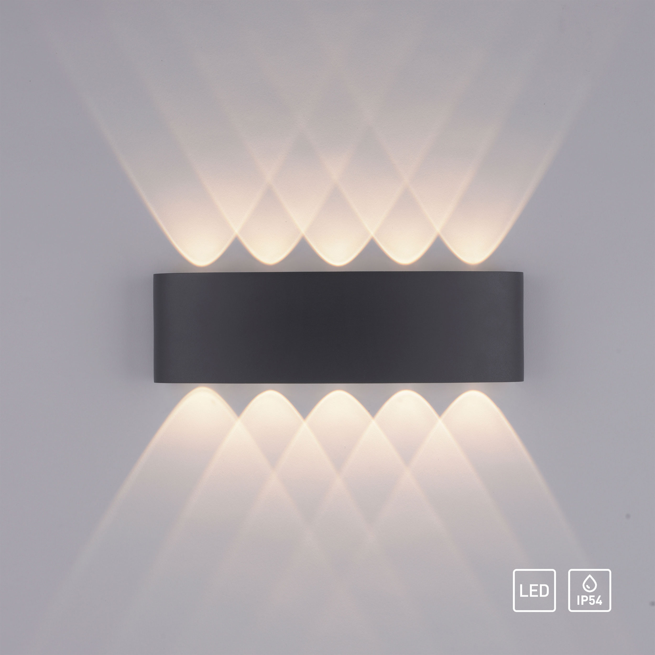 Paul NeuhausLED-Wandleuchte 10flg