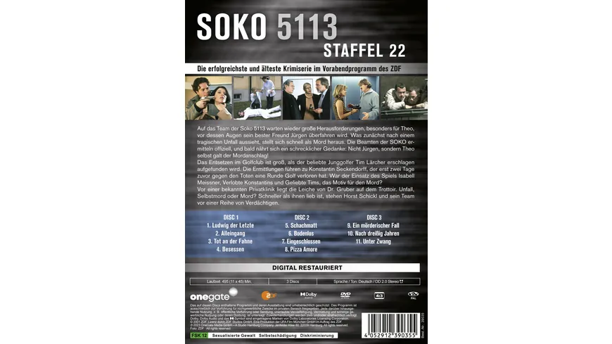 Soko 5113 - Staffel 22  [3 DVDs]
