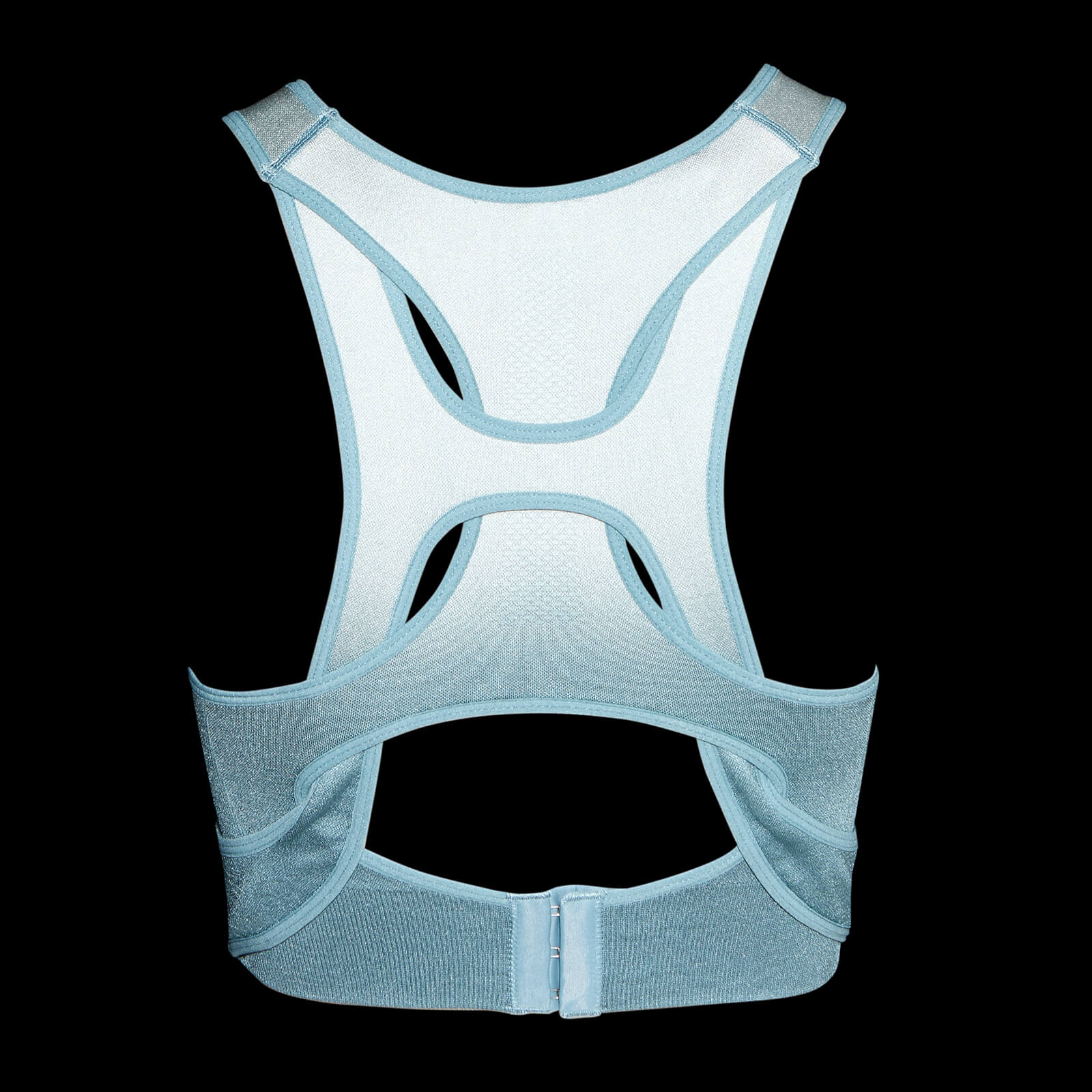Brassière de sport sans coutures MP Velocity pour femmes – Bleu océan