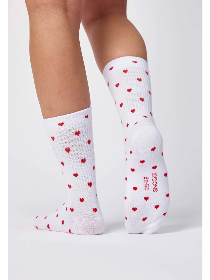 SNOCKS Tennissocken aus Bio-Baumwolle 2 Paar in Mix (Love) günstig kaufen 43-46